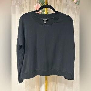 Banana Republic Black Cloud Terry Pullover